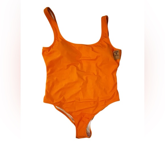 PINK Victoria's Secret Vibrant Orange One Piece Swimsuit - Picture 3 of 7
